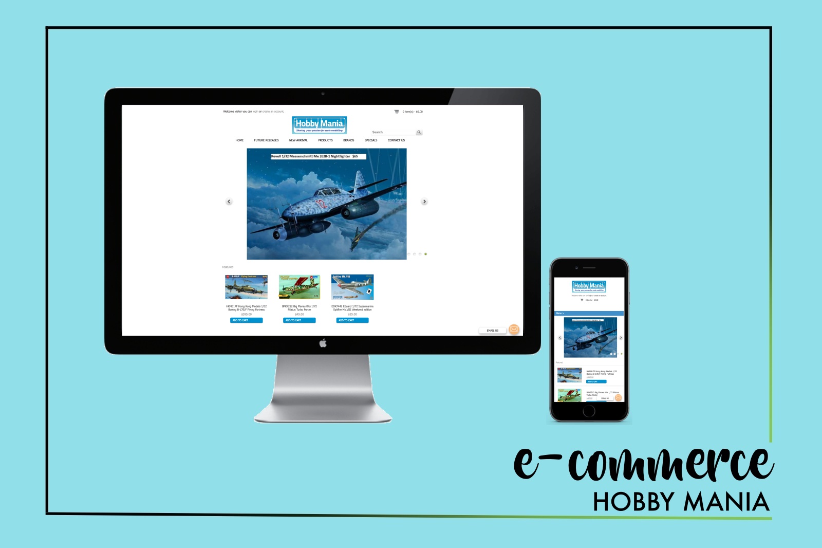 HOBBY MANIA E-COMMERCE WEBSITE